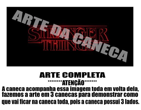 Caneca Polímero Seriado Stranger Things Personalizada