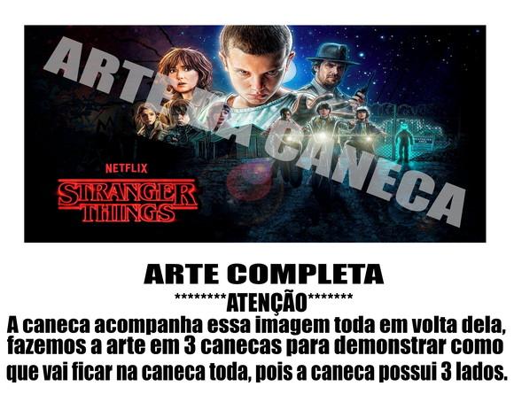 Caneca Polímero Seriado Stranger Things Personalizada
