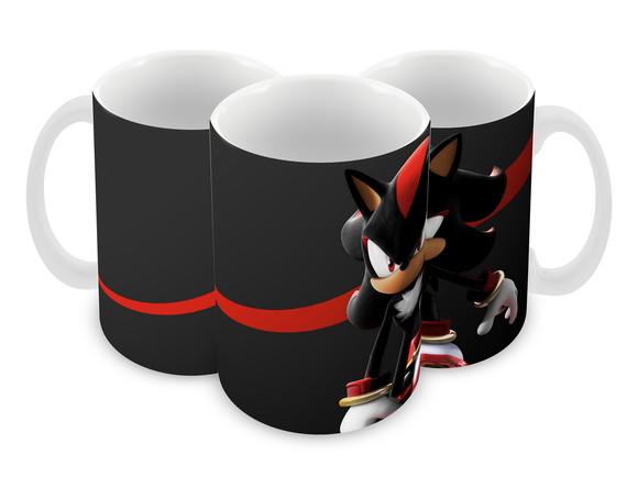 Caneca Polímero Shadow The Hedgehog Personalizada