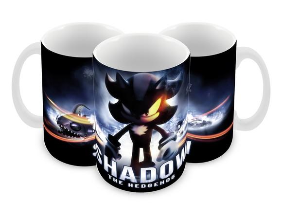Caneca Polímero Shadow The Hedgehog Personalizada