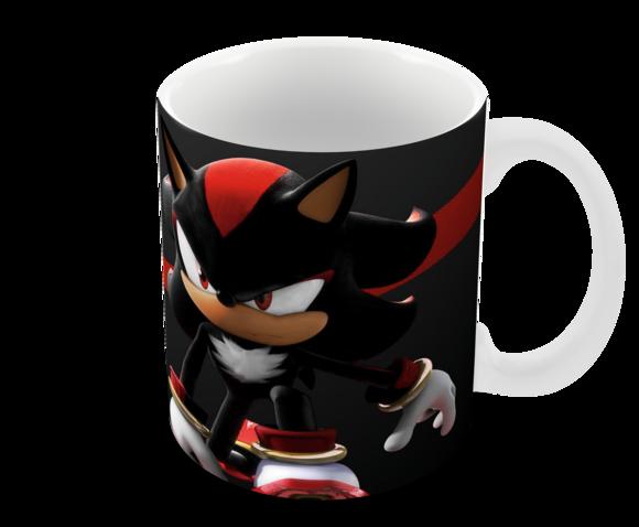 Caneca Polímero Shadow The Hedgehog Personalizada