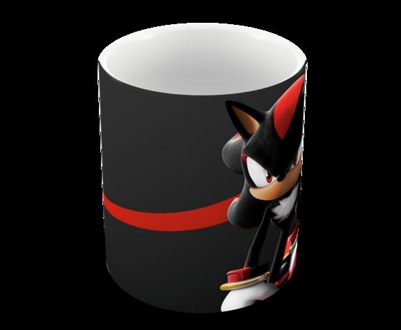 Caneca Polímero Shadow The Hedgehog Personalizada