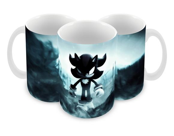 Caneca Polímero Shadow The Hedgehog Personalizada