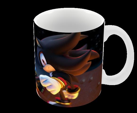 Caneca Polímero Shadow The Hedgehog Personalizada