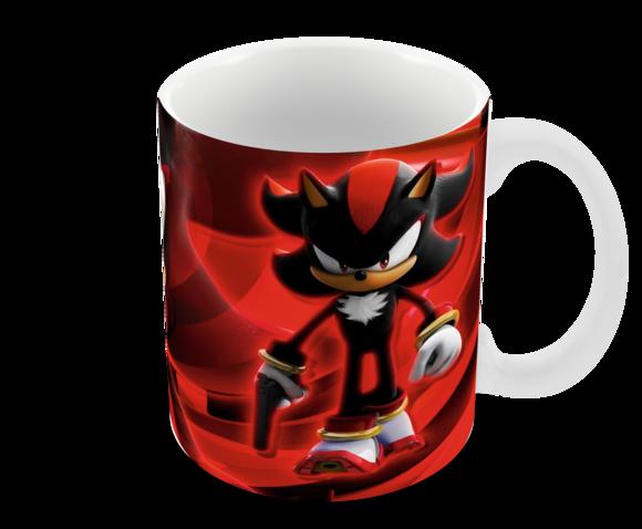 Caneca Polímero Shadow The Hedgehog Personalizada