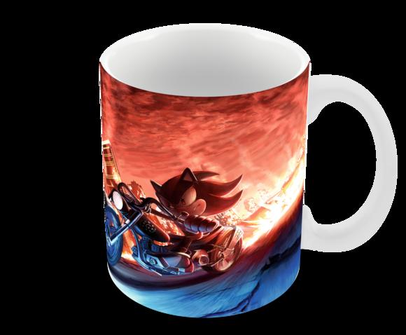 Caneca Polímero Shadow The Hedgehog Personalizada