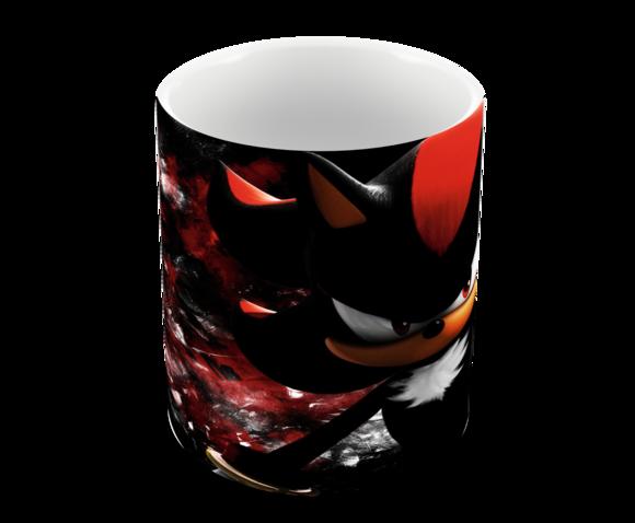 Caneca Polímero Shadow The Hedgehog Personalizada