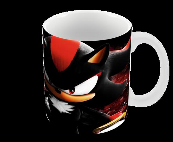 Caneca Polímero Shadow The Hedgehog Personalizada