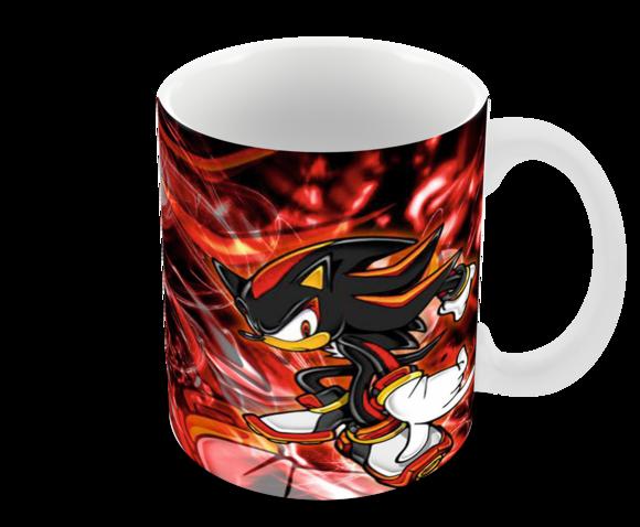 Caneca Polímero Shadow The Hedgehog Personalizada