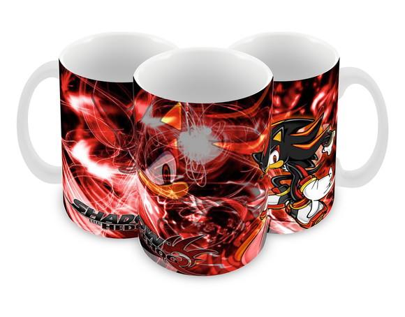 Caneca Polímero Shadow The Hedgehog Personalizada