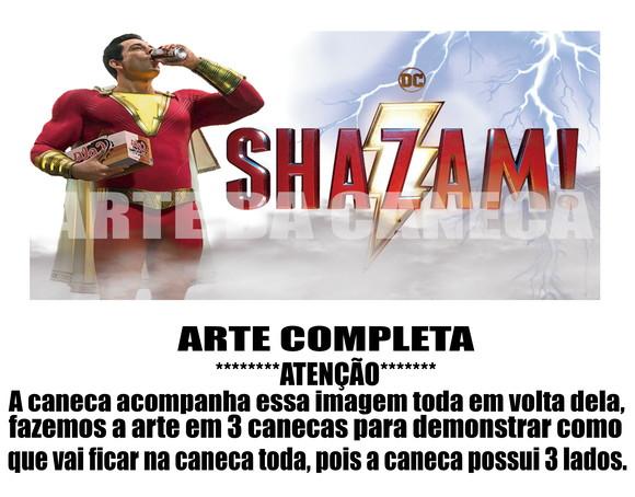 Caneca Polímero Shazam Personalizada