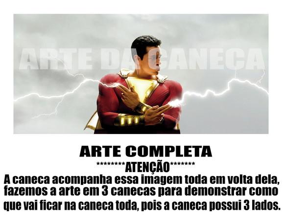 Caneca Polímero Shazam Personalizada