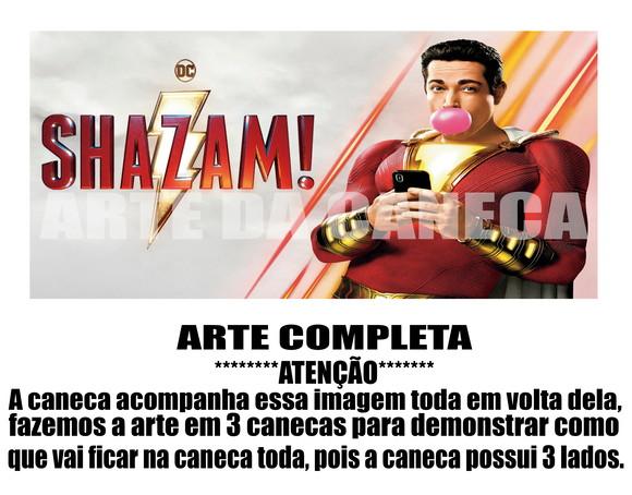 Caneca Polímero Shazam Personalizada