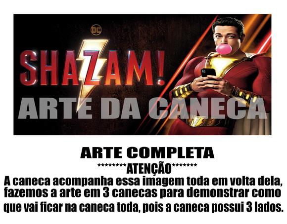 Caneca Polímero Shazam Personalizada