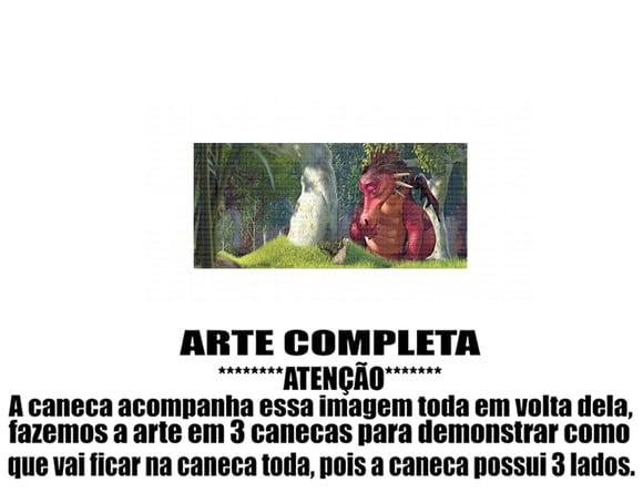 Caneca Polímero Shrek Personalizada