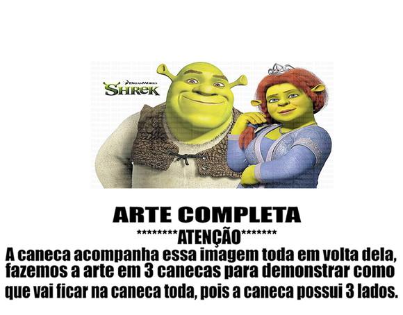 Caneca Polímero Shrek Personalizada