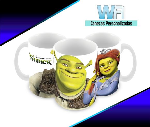 Caneca Polímero Shrek Personalizada