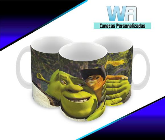 Caneca Polímero Shrek Personalizada