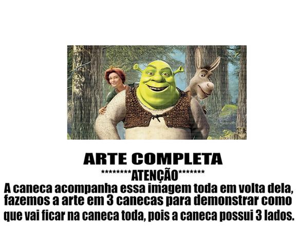 Caneca Polímero Shrek Personalizada
