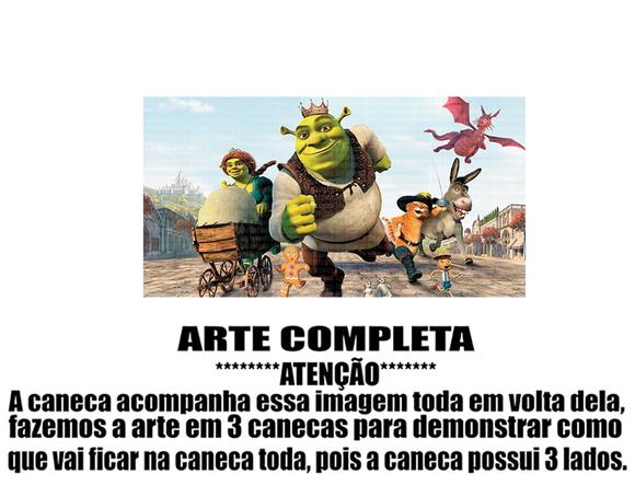 Caneca Polímero Shrek Personalizada