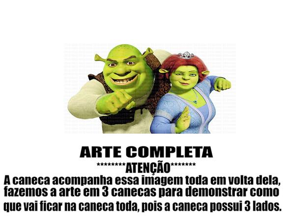 Caneca Polímero Shrek Personalizada