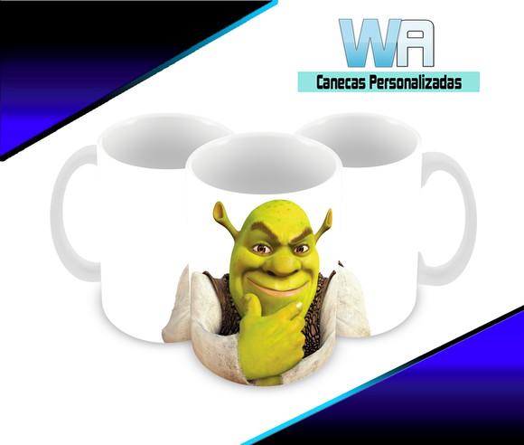 Caneca Polímero Shrek Personalizada
