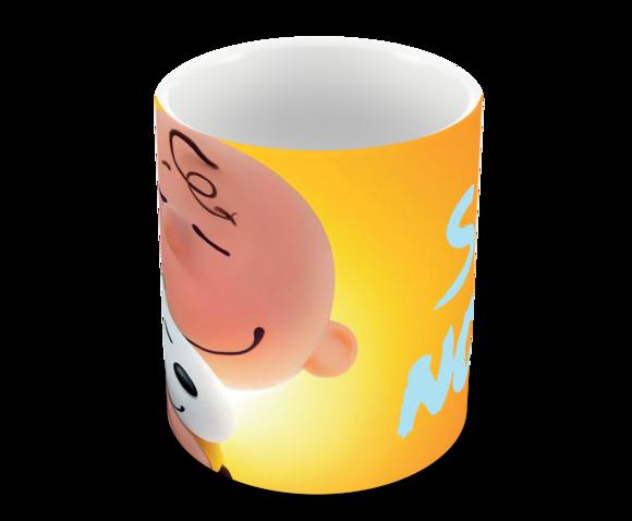 Caneca Polímero Snoopy Nome Personalizada