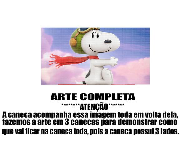 Caneca Polímero Snoopy Personalizada