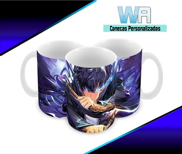 Caneca Polímero Solo Leveling Personalizada