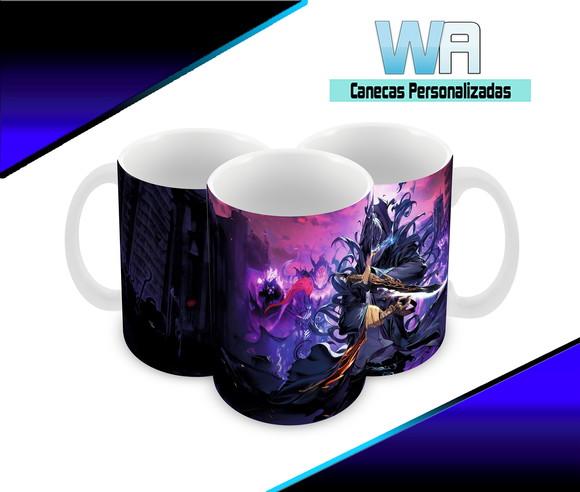 Caneca Polímero Solo Leveling Personalizada