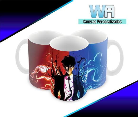 Caneca Polímero Solo Leveling Personalizada