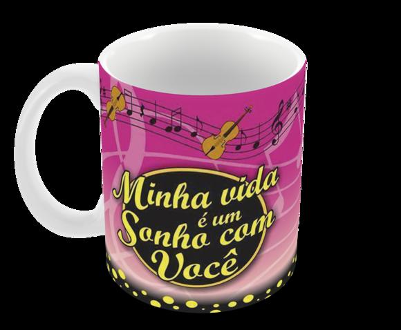 Caneca Polímero Sonho de Valsa Personalizada