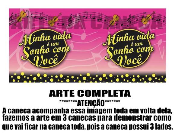 Caneca Polímero Sonho de Valsa Personalizada