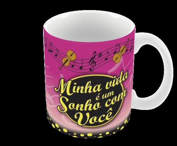 Caneca Polímero Sonho de Valsa Personalizada