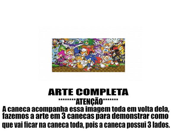 Caneca Polímero Sonic Personalizada
