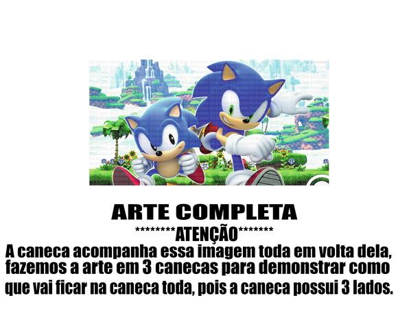 Caneca Polímero Sonic Personalizada