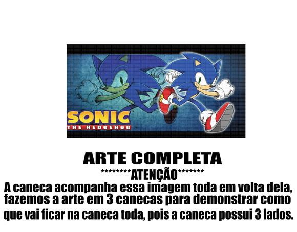 Caneca Polímero Sonic Personalizada