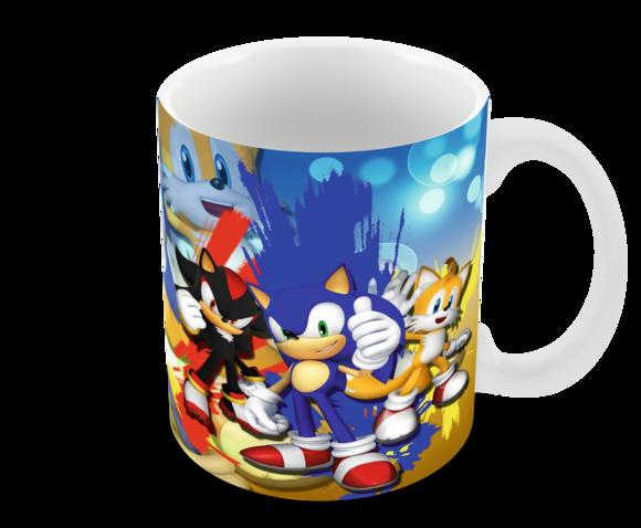 Caneca Polímero Sonic Personalizada