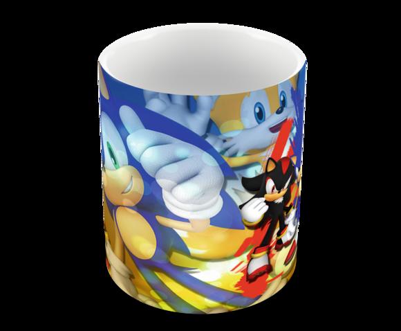 Caneca Polímero Sonic Personalizada