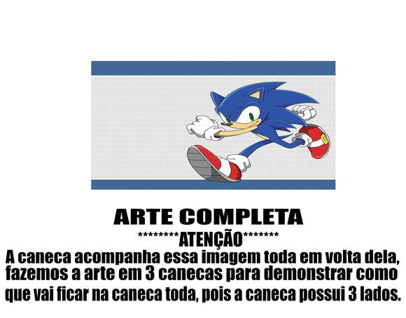 Caneca Polímero Sonic Personalizada