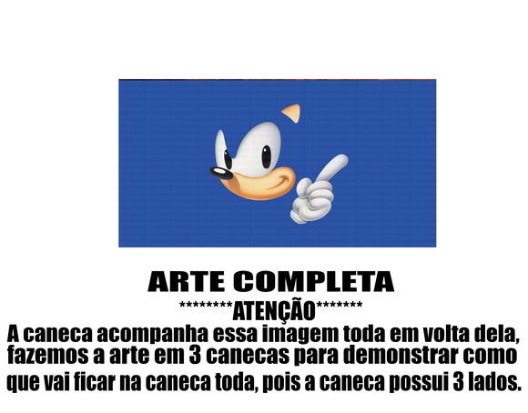 Caneca Polímero Sonic Personalizada