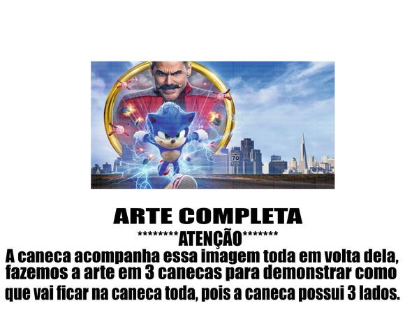 Caneca Polímero Sonic Personalizada
