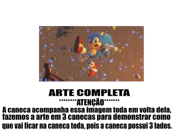Caneca Polímero Sonic Personalizada