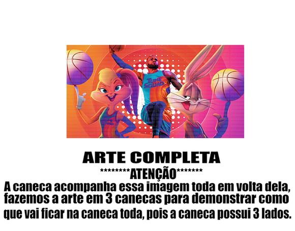 Caneca Polímero Space Jam 2 Personalizada