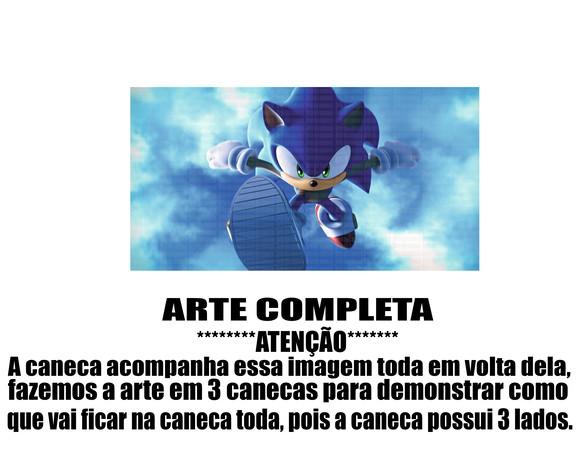Caneca Polímero Sonic Personalizada