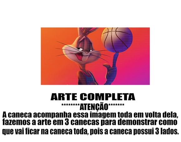 Caneca Polímero Space Jam 2 Personalizada