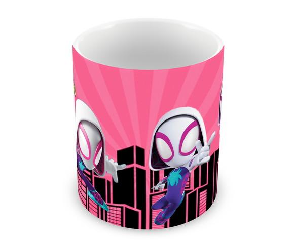 Caneca Polímero Spider e Seus Amigos Personalizada