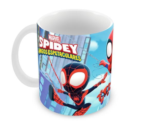 Caneca Polímero Spider e Seus Amigos Personalizada