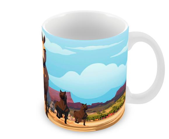 Caneca Polímero Spirit o Corcel Indomável Personalizada