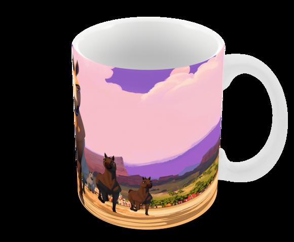 Caneca Polímero Spirit o Corcel Indomável Personalizada